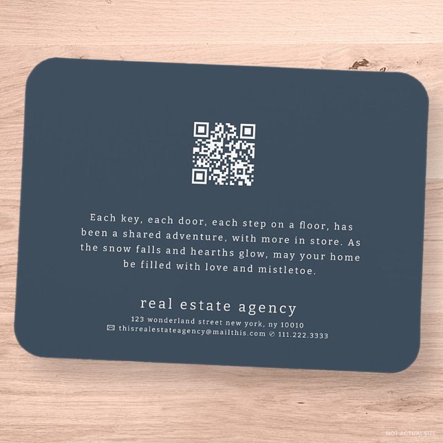 Íman Feriado de Negócios Imobiliários Simples Moderno (Criador carregado)