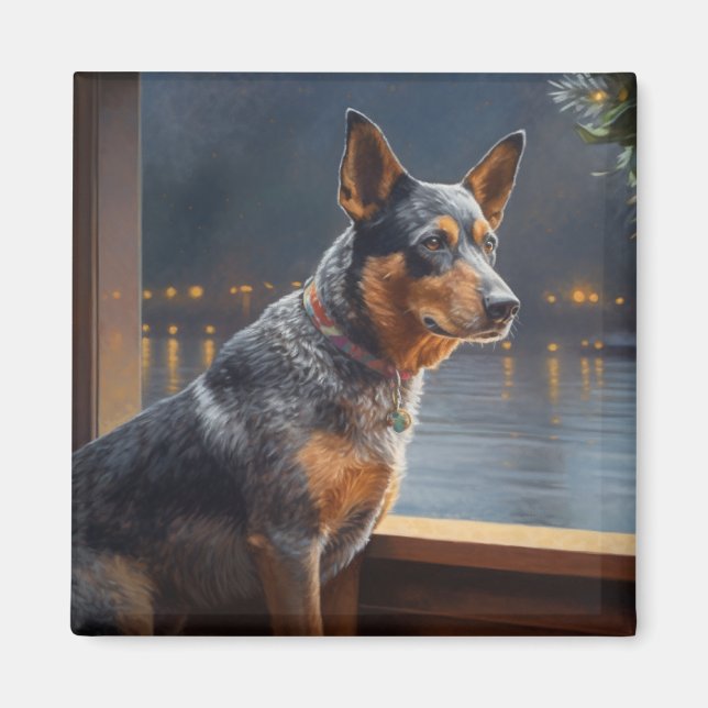 Íman Feriado de Pawsome no Cruzeiro de Natal australian (Frente)