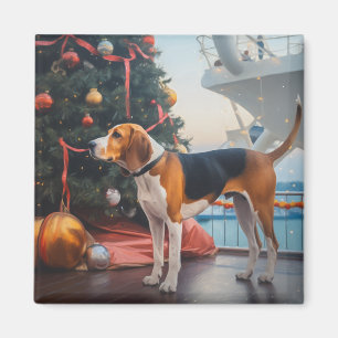 Íman Feriado do Cruise de Natal em Inglês Americano