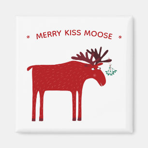 Íman Feriado Moose Engraçado