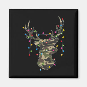 Íman Feriado Natal Camo Caçando Reindeer Deer Xmas