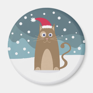 Íman Feriados de natal de inverno papais noeis de gatos