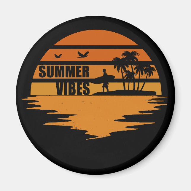 Íman Férias da família Summer vibes (Frente)