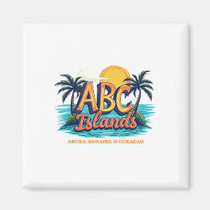 Íman Férias de Cruzeiro Aru Bonaire Curaçao Caribe Abc