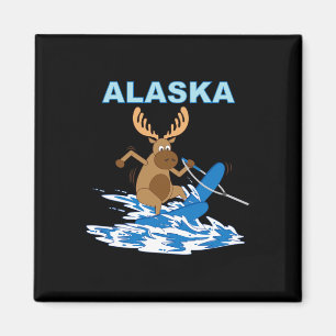 Íman Férias de Esqui Aquático no Moose Lake, Alasca
