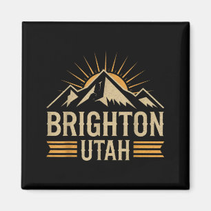 Íman Férias de esqui na montanha Brighton utah esqui ut
