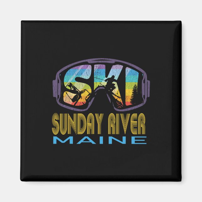 Íman Férias de Esqui no Sunday River Maine  (Frente)
