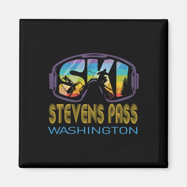 Íman Férias de esqui Stevens P Washington  (Frente)