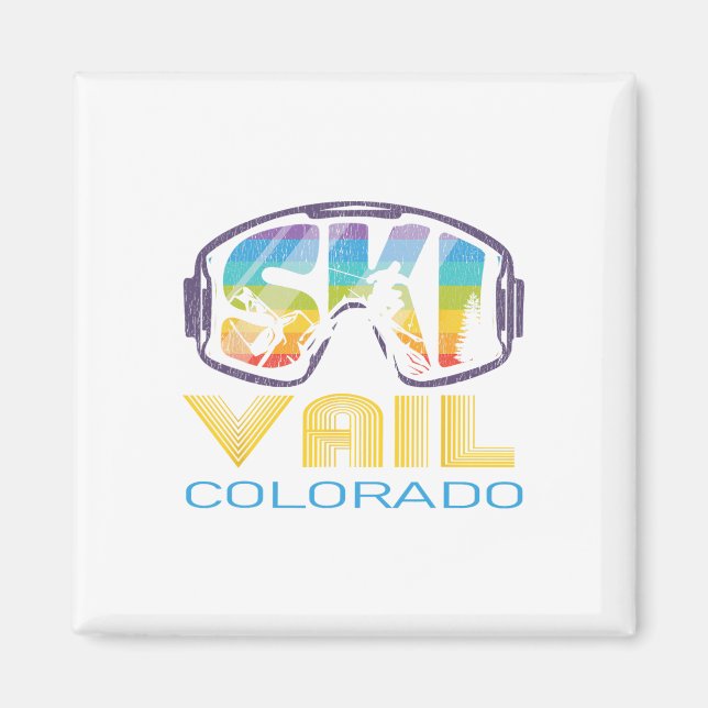 Íman Férias de Esqui Vail Colorado (Frente)