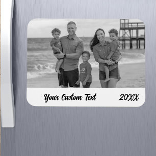 Íman Férias de Família Personalizadas Foto Geladeira