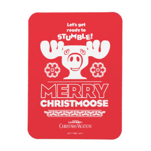 Íman Férias de Natal   Christmoose Feliz