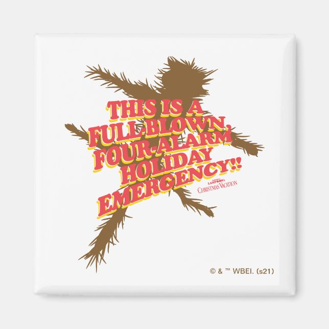 Íman Férias de Natal | Emergência de Feriado de Quatro  (Frente)