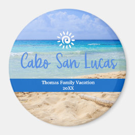 Íman Férias de Natal personalizadas da família Cabo San