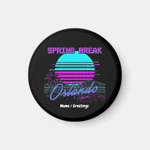 Íman Férias de Primavera 2026 Orlando After Dark Retro