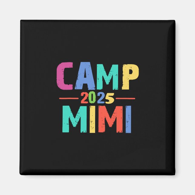 Íman Férias de Verão Combinando Mimi 2025 Acampamento F (Frente)