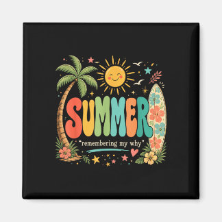 Íman Férias de verão engraçadas sol na praia tropical