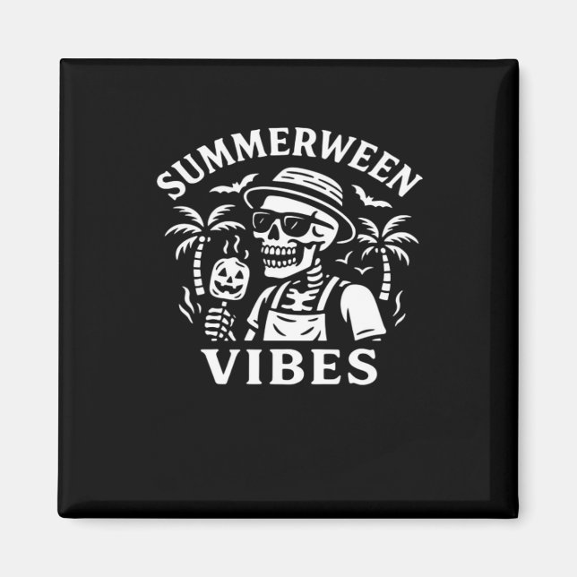 Íman Férias de Verão Summerberry Vibes Skeleton Hallowe (Frente)