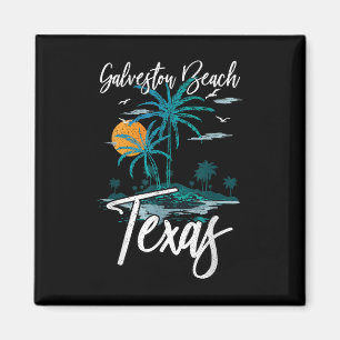 Íman Férias em Família Pôr do Sol Retrô Texas Praia de