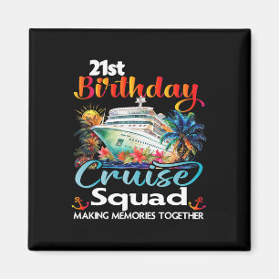 Íman Férias Familiares aniversário de 21 anos Cruise Sq