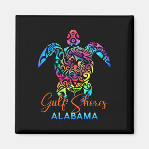 Íman Férias Familiares De Tartarugas Do Mar Do Alabama