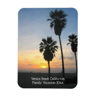 Íman Férias Familiares Venice Beach Magnet