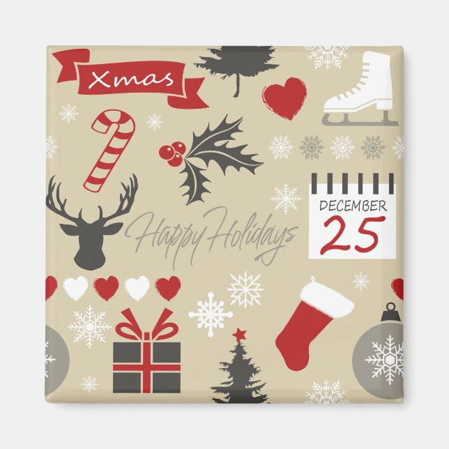 Íman Férias Felizes (Frente)