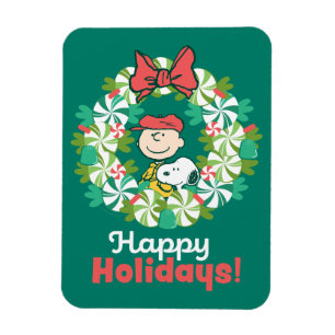 Íman Férias Felizes Peppermint Candy Wreath