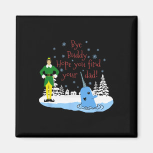 Íman Férias Mais Felizes Uni-kids Natal Narwhal Elf