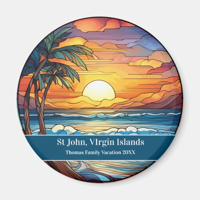 Íman Férias na Praia de St John (Frente)