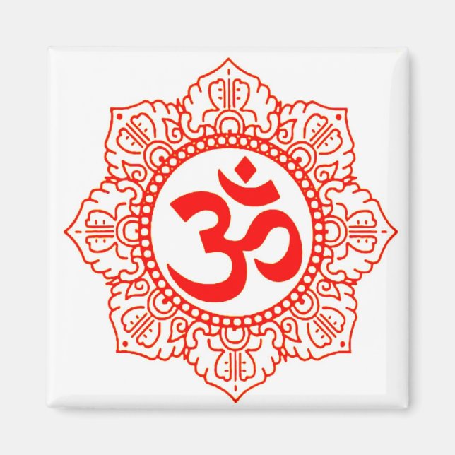 ÍMAN FERIDAY GIFT MAGNETS OM EM PETAIS CHAKRA (Frente)