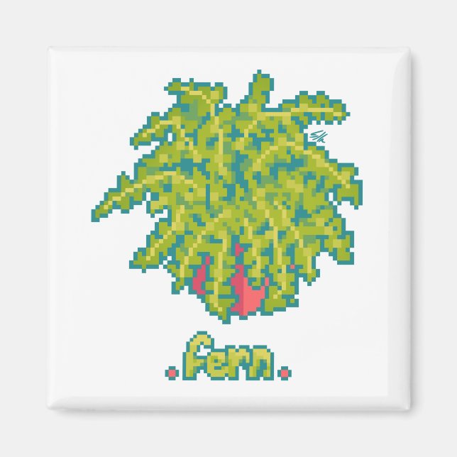 Íman Fern, varen Pixelart, Pixel Art (Frente)