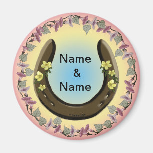 Íman Ferradura da Flor Amish