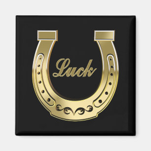 Íman Ferradura dourada