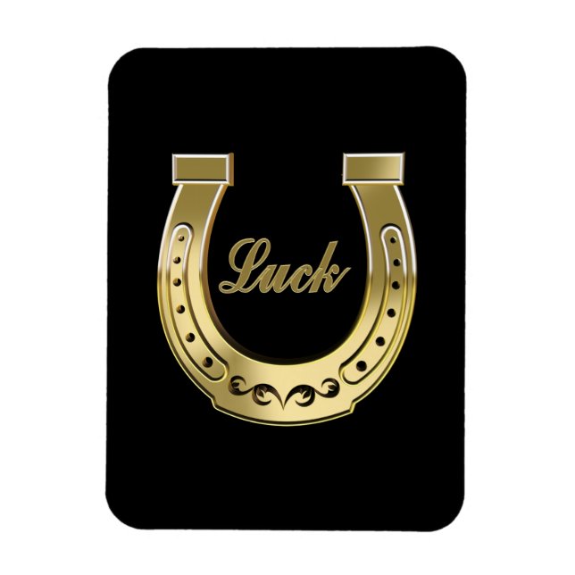 Íman ferradura ouro (Vertical)