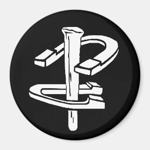 Íman Ferraduras 3" ímã