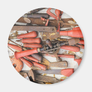 Íman Ferramenta Antiguamente Rustic Red Man