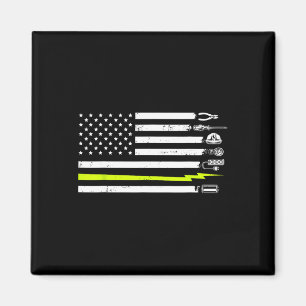 Íman Ferramentas Elétricas da Bandeira Americana Para E