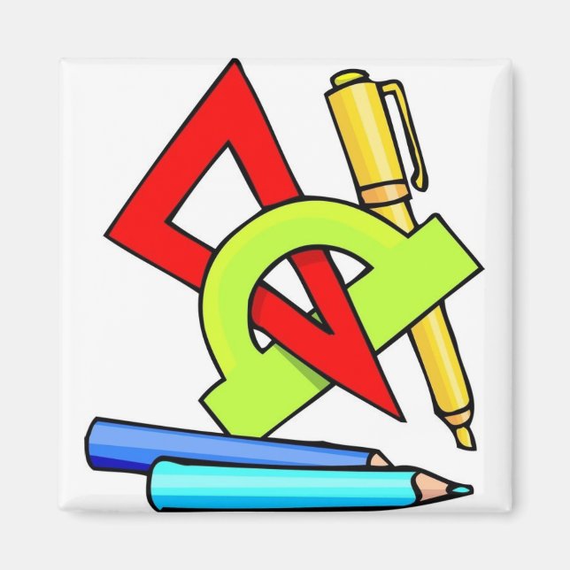 Íman Ferramentas Escolares (Frente)