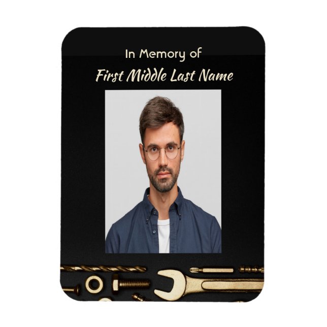 Íman Ferramentas Mecânicas de Oração Fotográfica Memori (Vertical)