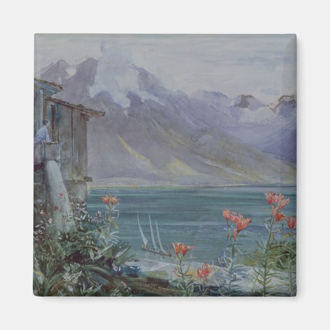Íman Ferritet, Lago Genebra, 1882 (Frente)