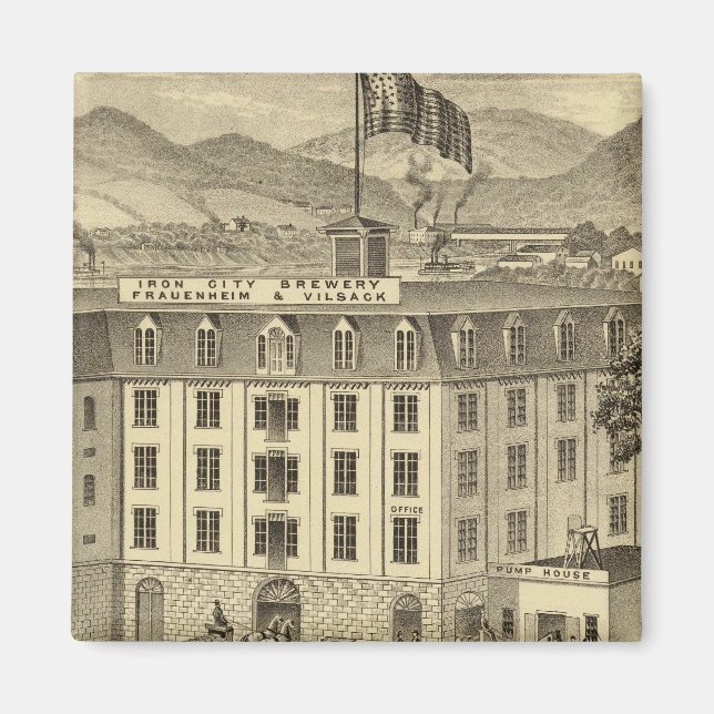 Íman Ferro City Brewery, Frauenheim e Vilsack (Frente)