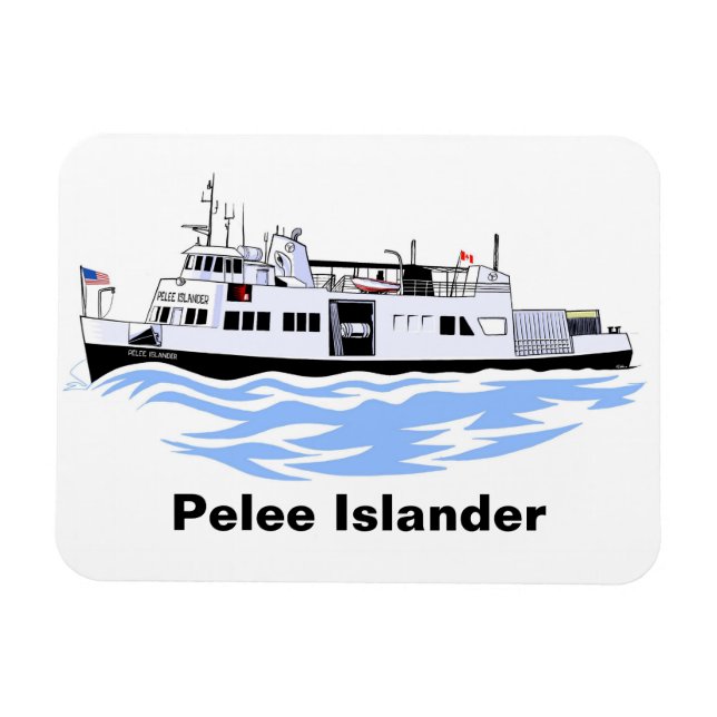 Íman Ferro dos excelentes Pelee Islander (Horizontal)