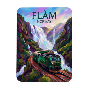 Íman Ferrovia de Flåm Noruega