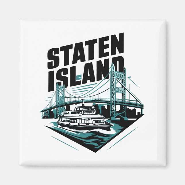 Íman Ferry Staten Island Nova York (Frente)
