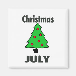 Íman Festa Alegre Natal Em Julho Divertido Verão Xmas T