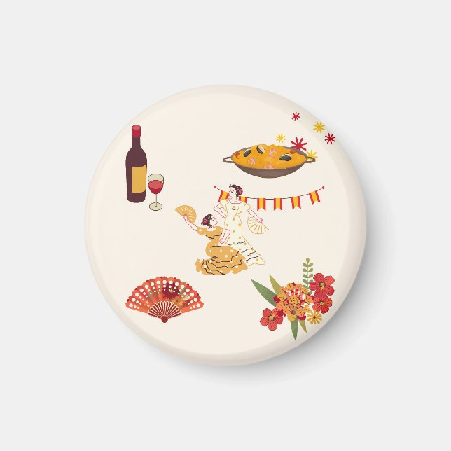 Íman Festa ao Estilo Espanhol (Frente)