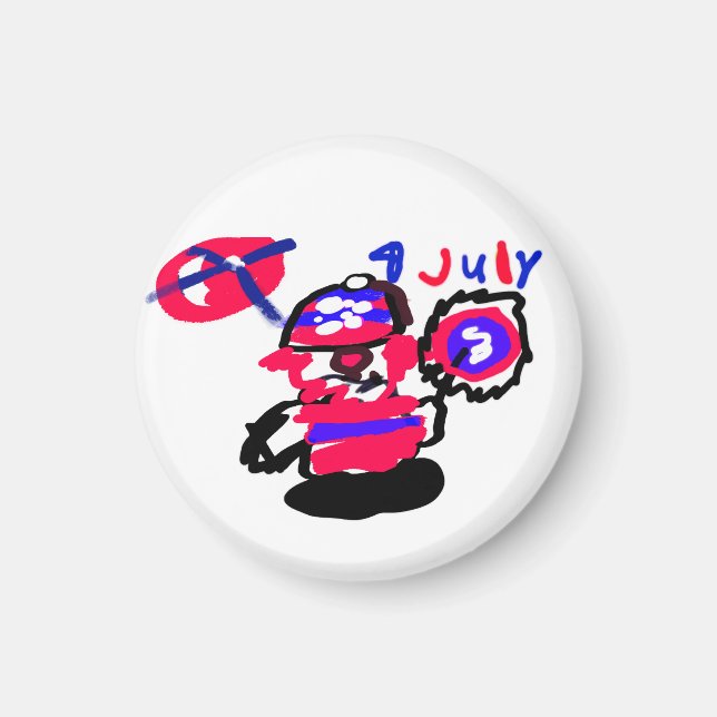 Íman festa de 4 de julho (Frente)
