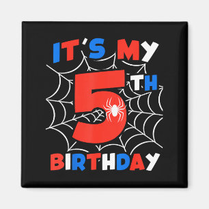 Íman Festa de Aniversário de 5 anos da Teia de Aranha 5