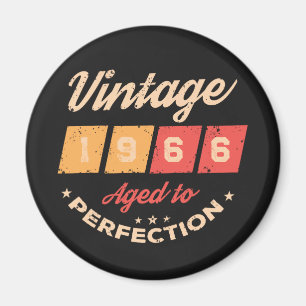 Íman Festa de aniversário de 60 anos vintage personaliz
