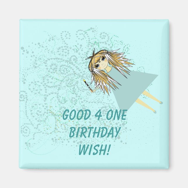 Íman Festa de aniversário de Dias Mágicos de Animação (Frente)